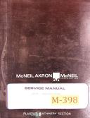 McNeil Akron-McNeil Akron 500-48, Rotocast Oven, Service and Parts Manual 1968-500-48-M1-01